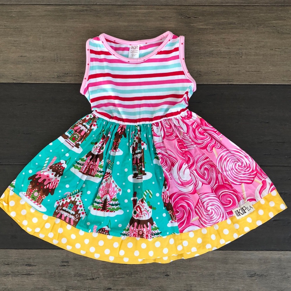 KPea Christmas tunic/dress size 4